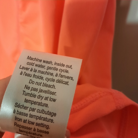 Hyba by Reitmans Neon Coral Workout Tee - Picture 8 of 8